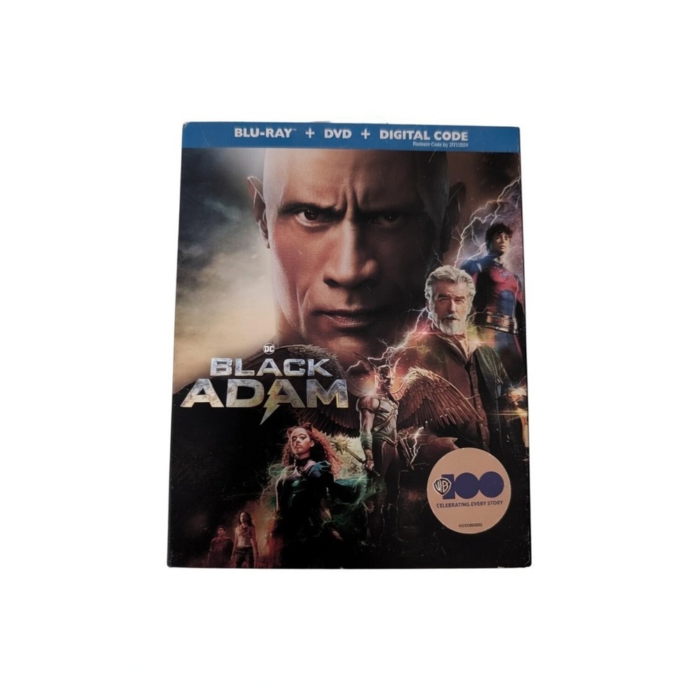 Black Adam (Blu-ray, 2022) Dwayne Johnson Pierce‎ Bronson